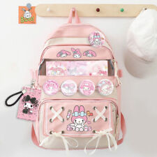Mochila Sanrio Hello Kitty Melody Kulomi bolsa para laptop bolsa escolar para meninas, usado comprar usado  Enviando para Brazil