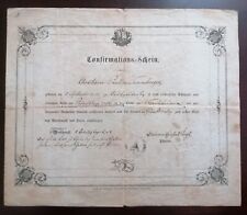 Confirmation sachsen 1856 gebraucht kaufen  Krempe