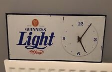 Guinness light clock for sale  Ireland