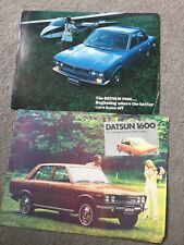 Datsun 1600 brochures for sale  WEYMOUTH