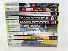 11 XBox 360 games bundle lot Mass Effect Lego Star Wars Minecraft Blue Dragon, used for sale  Shipping to South Africa