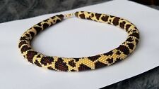 Bead crochet leopard for sale  Ireland