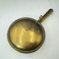 Bed Warmer Heavy Antique Decorative Rope Beading Edge Brass 19th Century Pan for sale  Shipping to South Africa