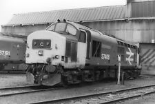  BRITISH RAILWAY B.R PHOTOGRAPH CLASS 37  - 37406 AT EASTFIELD MPD 18/04/1987 for sale  Shipping to South Africa