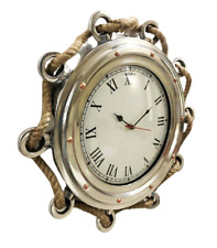 Porthole Clock | Rope Porthole | Nautical Wall Clock | Round Porthole Decorative, used for sale  Shipping to South Africa