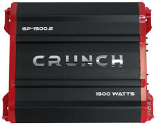 Amplificador de áudio veicular Crunch GP-1500.2 1500 watts 2 canais amplificador estéreo ponteável comprar usado  Enviando para Brazil