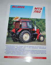 Ciągnik MTZ Białoruś Leśnictwo L82 Rosyjska broszura Broszura Broszura na sprzedaż  PL