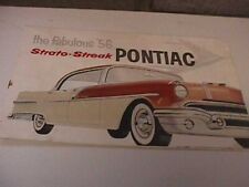 Pontiac color brochure for sale  Berkeley Springs