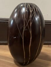 Usado, Vaso africano de madeira esculpido à mão comprar usado  Enviando para Brazil