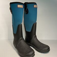 Botas de borracha Hunter verde/preto tamanho masculino 8 feminino 9 comprar usado  Enviando para Brazil