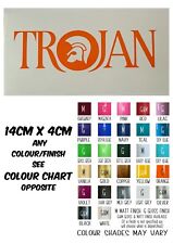 Trojan Sticker High Quality Vinyl Sticker/Decal 14cm x 4cm All Colours | Bikes  for sale  Shipping to South Africa