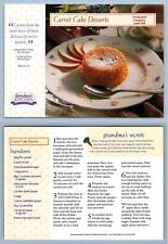 Sobremesas para bolo de cenoura #153 - Cartão de receita da cozinha da vovó comprar usado  Enviando para Brazil