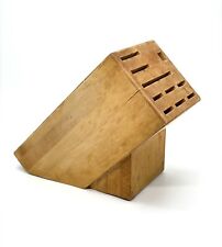 Wooden knife block for sale  LONDON