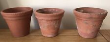 Large Vintage Terracotta Pots X 3 for sale  Shipping to South Africa