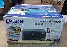 Impresora todo en uno inalámbrica cartucho Epson EcoTank ET-2850 - negra, usado segunda mano  Embacar hacia Argentina