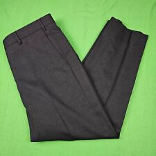 Usado, Pantalones de vestir Zanella Parker para hombre 35 negros pantalones lana formal entrepierna 28" segunda mano  Embacar hacia Argentina