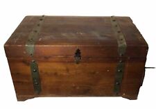 Vintage Wooden Chest Made From Brass And Cedar for sale  Shipping to South Africa