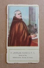 Santino Holy Card F. Leopoldo Musso - Terruggia for sale  Shipping to South Africa