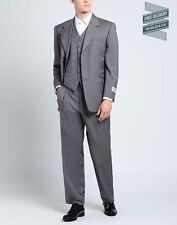 RRP€1120 PAL ZILERI Wool Suit IT48 US38 M Flli Cerruti Superissimo 100's Pleated for sale  Shipping to South Africa
