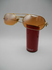 Vintage Cartier Must LC Sonnenbrille Sunglasses Occhiali da Sole Must Gold TOP  gebraucht kaufen  Frankfurt