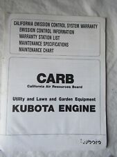 Kubota emission control for sale  Shipping to Ireland