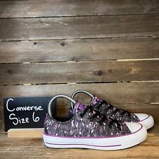 Tênis Feminino Converse CTAS Roxo Glitter Brilhante Top Baixo Tamanho 6 M Excelente Estado Usado comprar usado  Enviando para Brazil