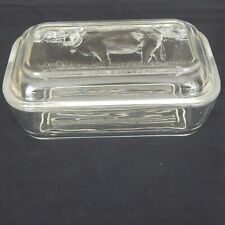 Glass butter dish for sale  SOLIHULL