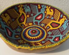 Huichol beaded bowl for sale  Turtle Creek