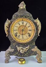 ANTIQUE Ansonia Clock Company "Calais" Iron Case Shelf/mantle  Clock for sale  Shipping to South Africa