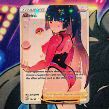 Sabrina Full Art Goddess Story Custom Trading Card Trainer Anime Holofoil I comprar usado  Enviando para Brazil