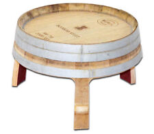 Mesa de jardín madera redonda, mesa de patio, balcón mesa, vino barril barril de madera muebles barril, usado segunda mano  Embacar hacia Spain