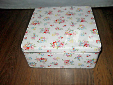 Used, CATH KIDSTON METAL STORAGE TIN BAKING BISCUITS DISCONTINUED DITSY DESIGN 9" x 9" for sale  Shipping to South Africa