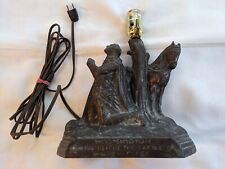 Antique Washington "Praying Before Battle Valley Forge" Desk Lamp 1930s RARE!!!!, used for sale  Shipping to South Africa