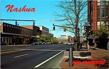 Used, Vtg Nashua New Hampshire NH Main Street View Looking North Unused Postcard for sale  Shipping to South Africa
