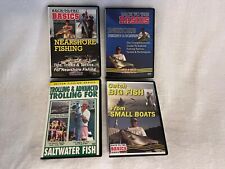DVDs de pesca Nearshore, Inshore, Trolling e Big Fish de pequenos barcos conjunto com 4 comprar usado  Enviando para Brazil