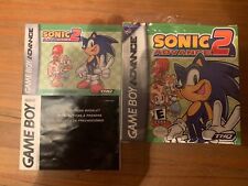 Autêntico Sonic Advance 2 GBA com caixa original, envoltório retrátil e pôster. Sem jogo comprar usado  Enviando para Brazil