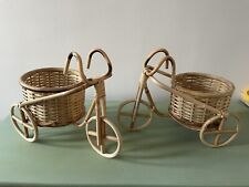 Rattan planter bicycle for sale  WESTON-SUPER-MARE