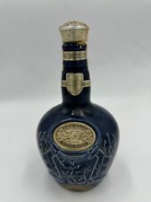 Botella de whisky escocés vintage Chivas Brothers Royal Salute azul Aberdeen segunda mano  Embacar hacia Argentina