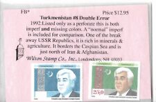 TURKMENISTAN # 8 DOUBLE ERROR #2 for sale  Shipping to South Africa