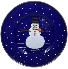 Snowman enamelware plate for sale  Cerritos