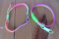 Neon bracelets pink for sale  LOUGHTON