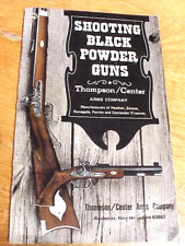 Used, Original Thompson Center Black Powder Hawken Patriot Shooting Manual 1977 for sale  Gordon