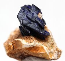 Racimo de cristal AZURITA gema mineral impresionante color azul MAROCCO segunda mano  Embacar hacia Mexico
