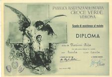 Verona diploma croce usato  Mantova