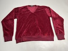 Vintage Bernette Velour Sweatshirt Purple Women's Size L for sale  Shipping to South Africa