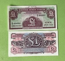 Banknotes british armed for sale  LOWESTOFT