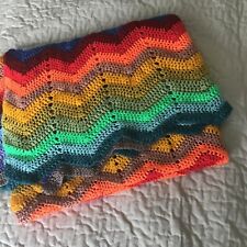 Handmade multicoloured crochet for sale  EDGWARE