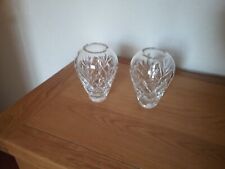 Pair cut glass for sale  KING'S LYNN