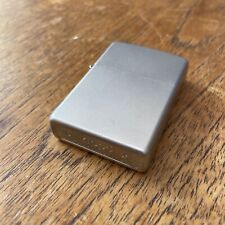 Brushed silver zippo for sale  LONDON