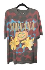 Usado, Camisa Gigante Vintage Antiga Nirvana em Forma de Coração Caixa GG por Tultex Kurt Cobain comprar usado  Enviando para Brazil